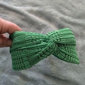 Green Knitted Headband
